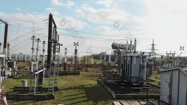 高压电气变电站.. 高压电厂为小镇.. <strong>电力</strong>站。 <strong>电力</strong>线路。